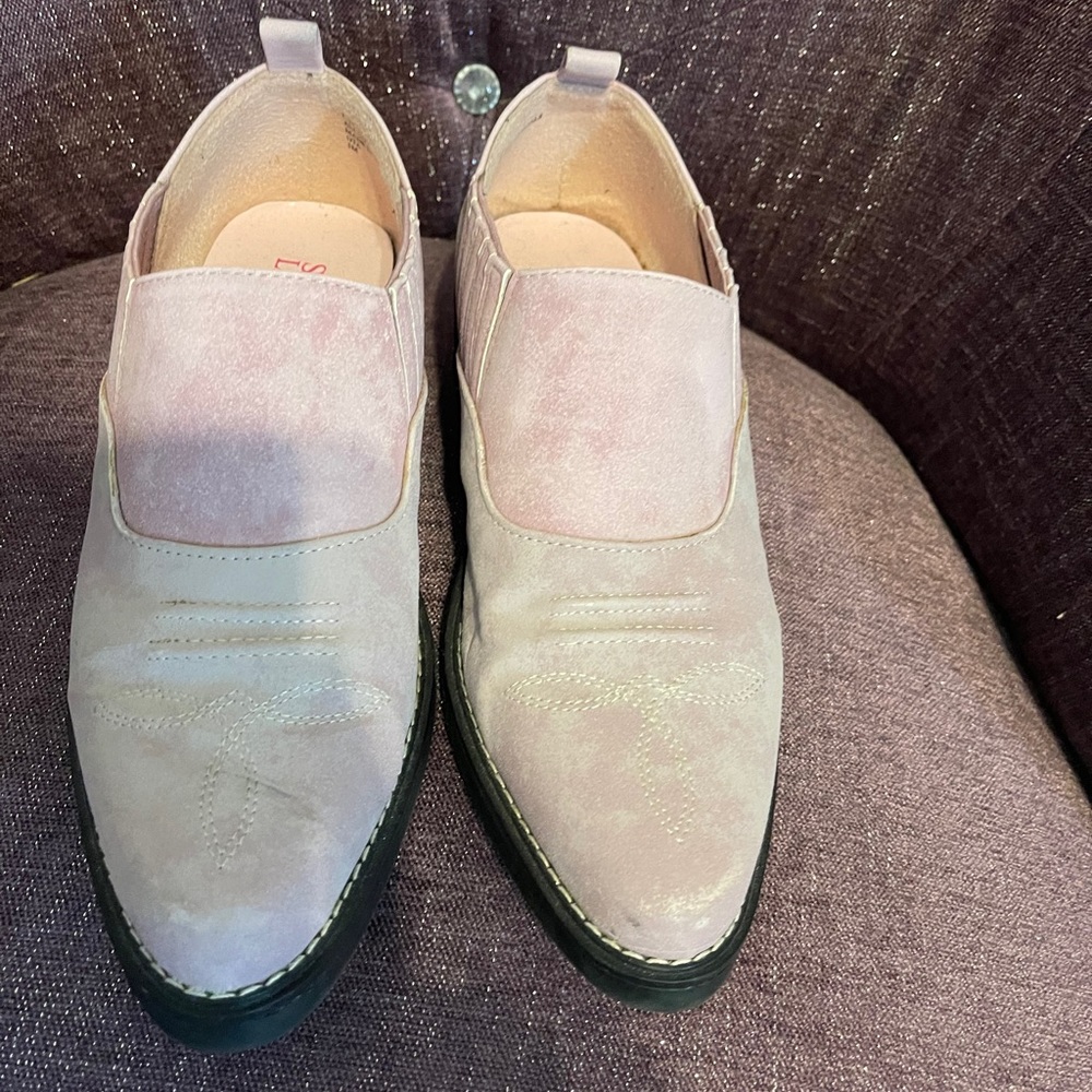 #273 Sam and Libby Sz 5M Pale pink Booties